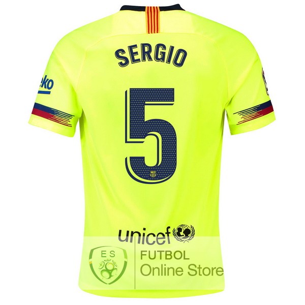 Camiseta Sergio Barcelona 18/2019 Segunda