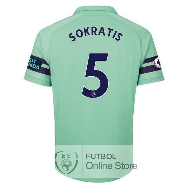 Camiseta Sokratis Arsenal 18/2019 Tercera
