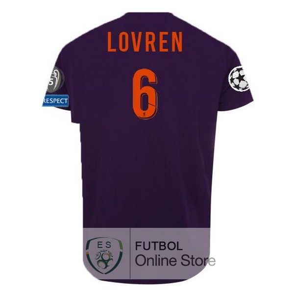 Camiseta Lovren Liverpool 18/2019 Segunda
