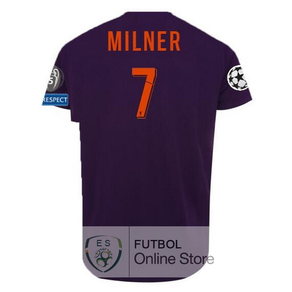 Camiseta Milner Liverpool 18/2019 Segunda