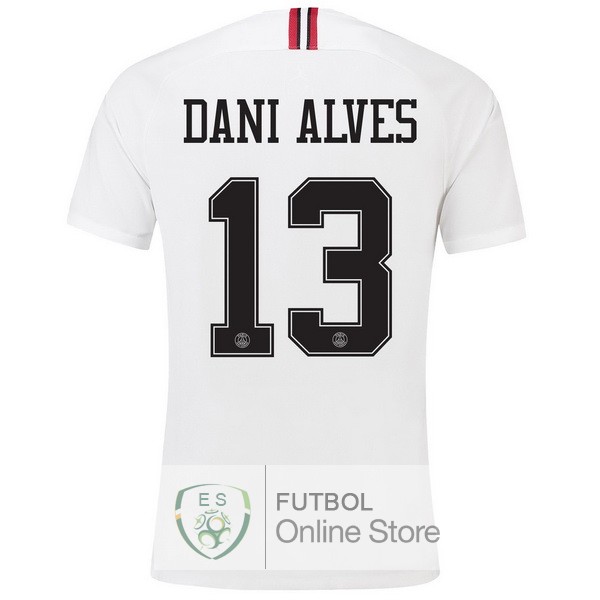 Camiseta Dani Alves Paris Saint Germain 18/2019 Tercera Segunda