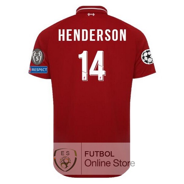 Camiseta Henderson Liverpool 18/2019 Primera