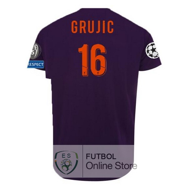 Camiseta Grujic Liverpool 18/2019 Segunda