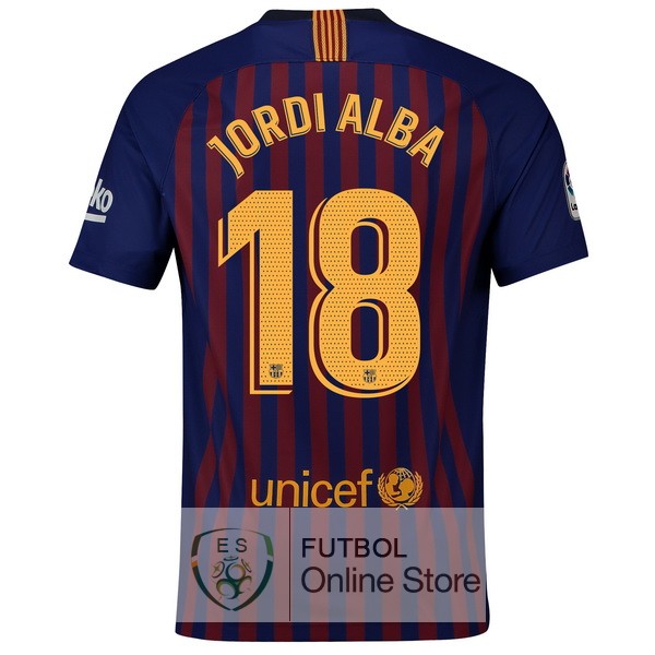 Camiseta Jordi Alba Barcelona 18/2019 Primera