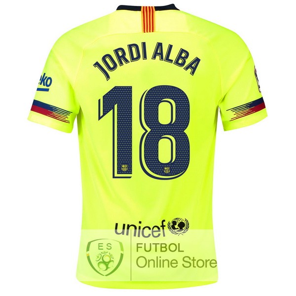 Camiseta Jordi Alba Barcelona 18/2019 Segunda