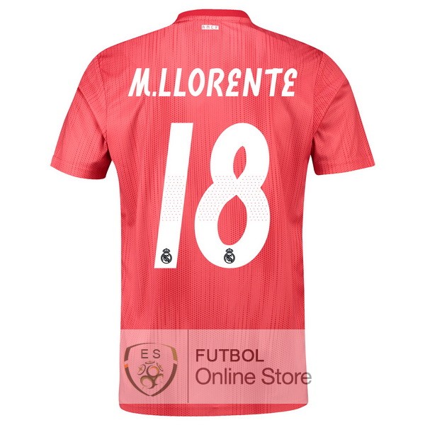 Camiseta M.Llorente Real Madrid 18/2019 Tercera