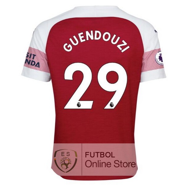 Camiseta Guendouzi Arsenal 18/2019 Primera