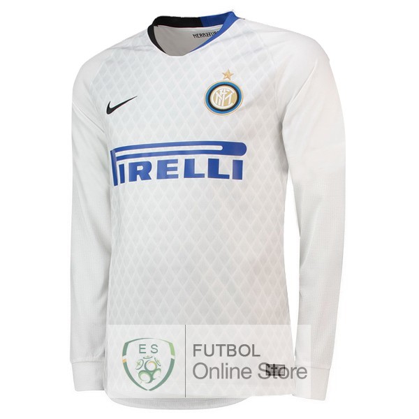 Camiseta Inter Milan 18/2019 Manga Larga Segunda