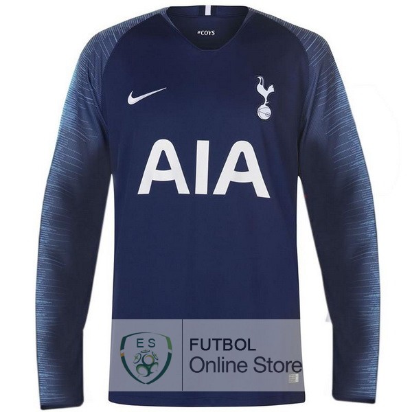Camiseta Tottenham Hotspur 18/2019 Manga Larga Segunda