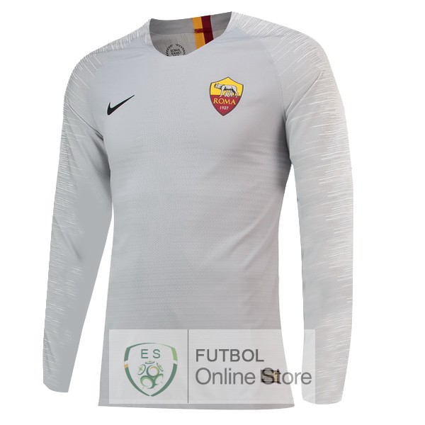 Camiseta As Roma 18/2019 Manga Larga Segunda