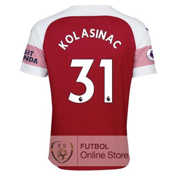 Camiseta Kolasinac Arsenal 18/2019 Primera