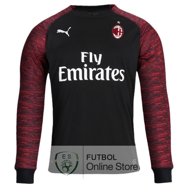 Camiseta AC Milan 18/2019 Manga Larga Tercera