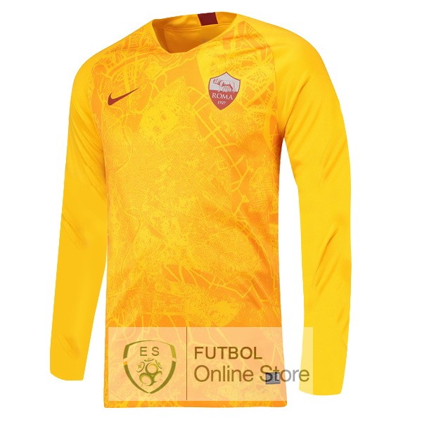 Camiseta As Roma 18/2019 Manga Larga Tercera