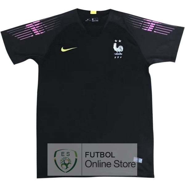 Camiseta Francia Championne du Monde 2018 Portero Negro