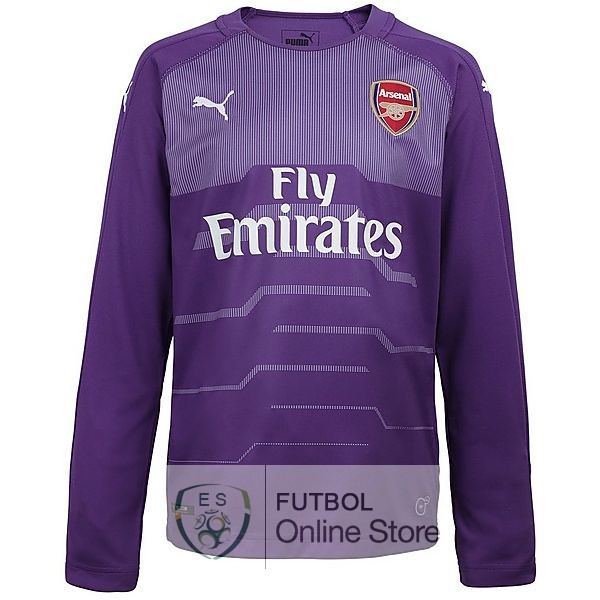 Camiseta Arsenal 18/2019 Manga Larga Portero Purpura