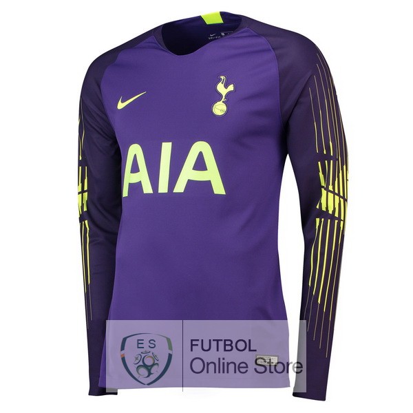 Camiseta Tottenham Hotspur 18/2019 Manga Larga Portero Purpura