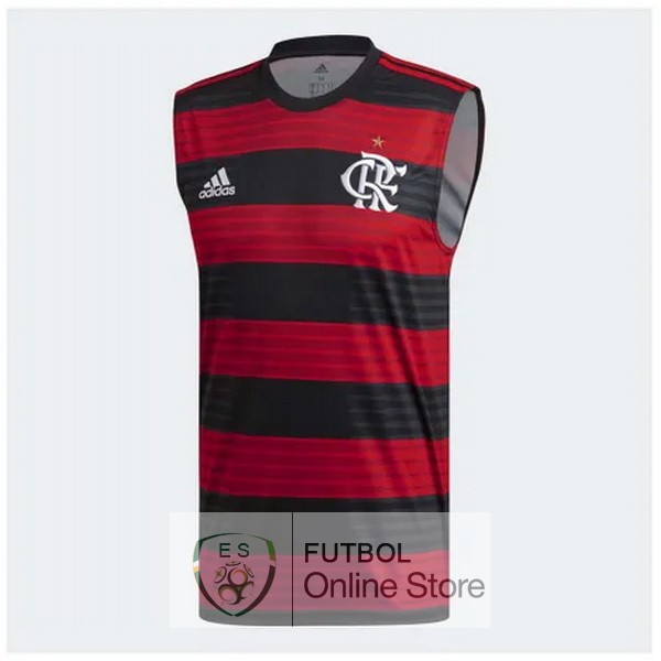 Camiseta Sin Mangas Flamengo 18/2019 Rojo