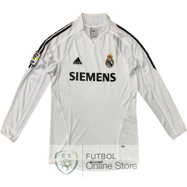 Retro Camiseta Real Madrid 2005 2006 Manga Larga Primera