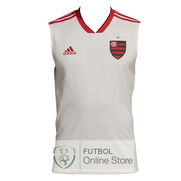 Camiseta Sin Mangas Flamengo 18/2019 Blanco