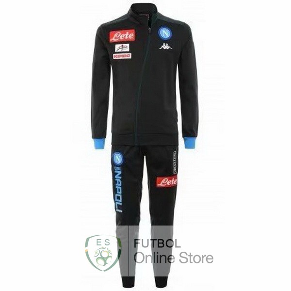 2018/19 Negro Chaqueta Ensemble Complet Napoli 2018/19 Negro Chaqueta Ensemble Complet Napoli