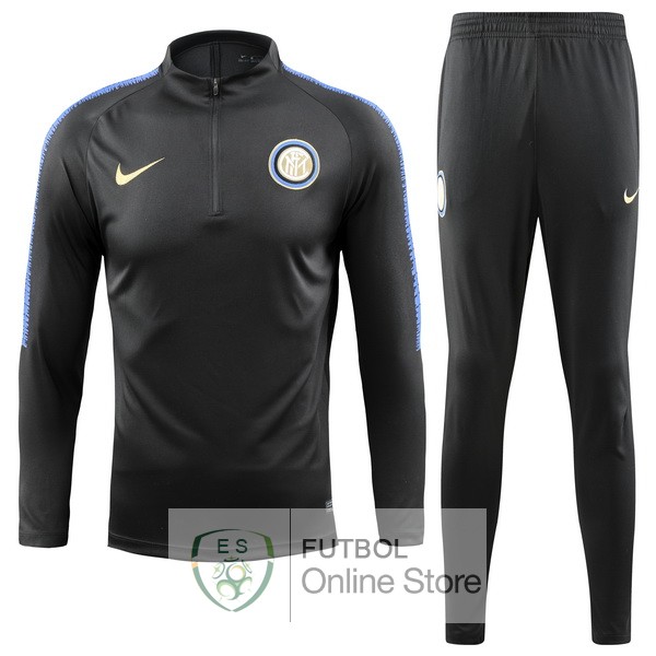 Camiseta Inter Milan Chandal Ninos 18/2019 Negro