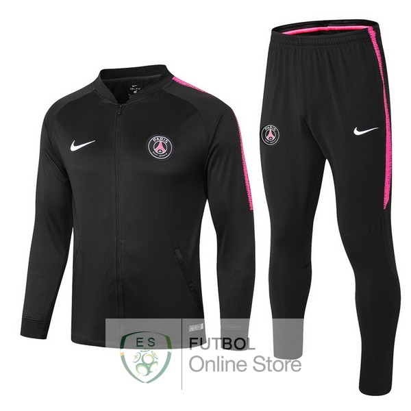 Camiseta Paris SG Chandal Ninos 18/2019 Negro Blanco Rosa