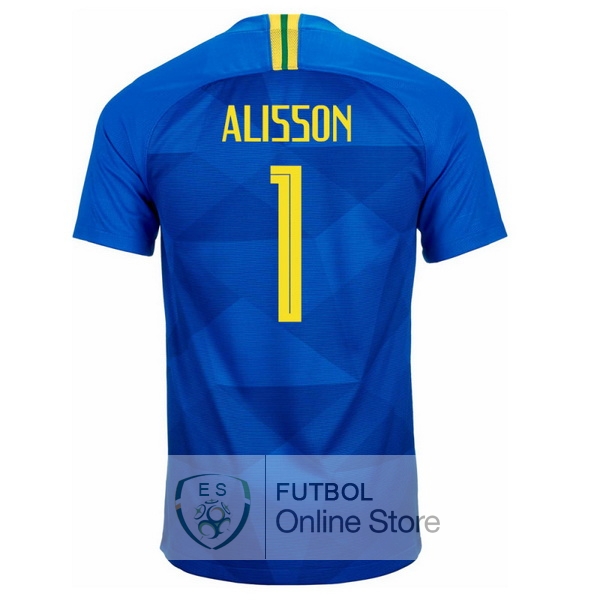 Camiseta Alisson Brasil 2018 Segunda
