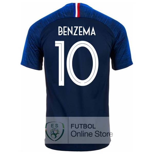 Camiseta Benzema Francia 2018 Primera