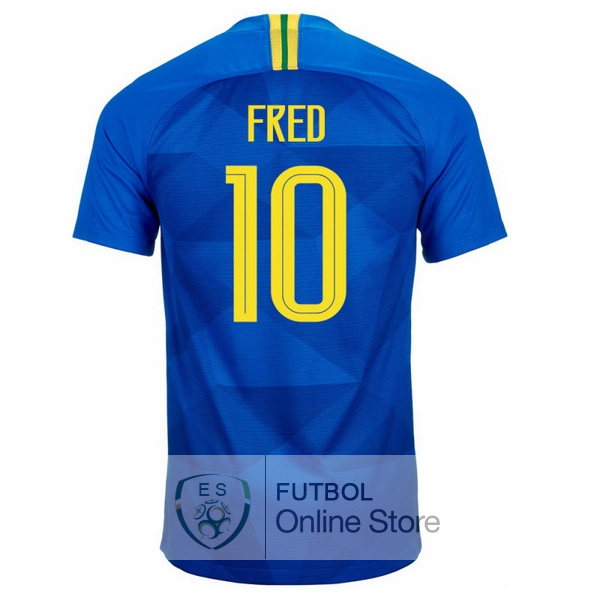 Camiseta Fred Brasil 2018 Segunda