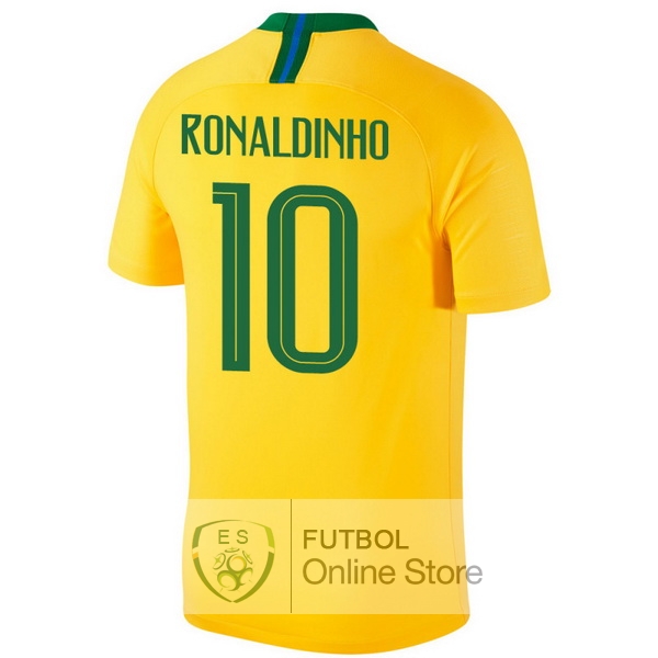 Camiseta Ronaldinho Brasil 2018 Primera