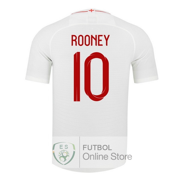 Camiseta Rooney Inglaterra 2018 Primera