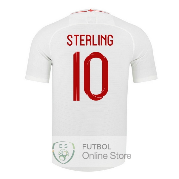Camiseta Sterling Inglaterra 2018 Primera