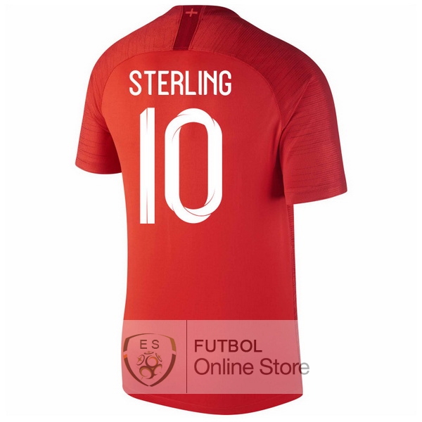 Camiseta Sterling Inglaterra 2018 Segunda