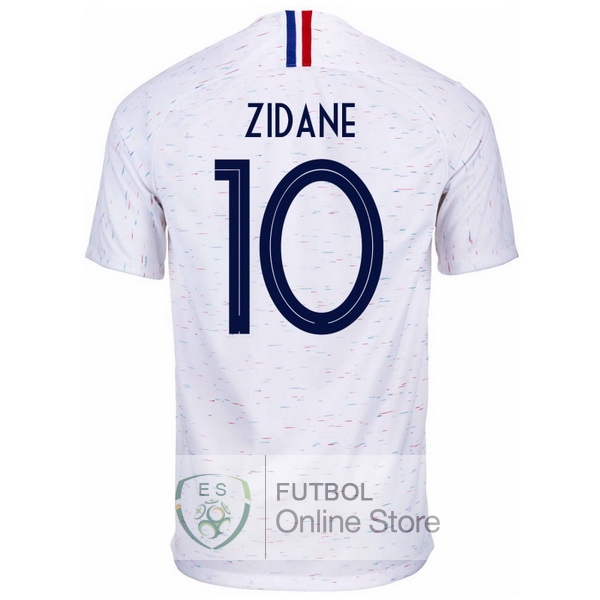 Camiseta Zidane Francia 2018 Segunda
