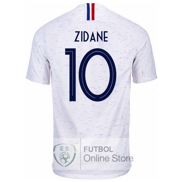 Camiseta Zidane Francia 2018 Segunda