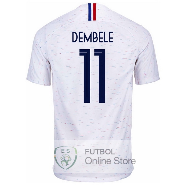 Camiseta Dembele Francia 2018 Segunda