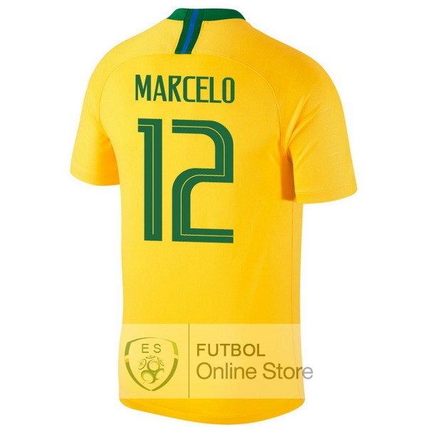 Camiseta Marcelo Brasil 2018 Primera