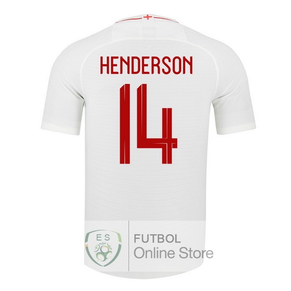 Camiseta Henderson Inglaterra 2018 Primera