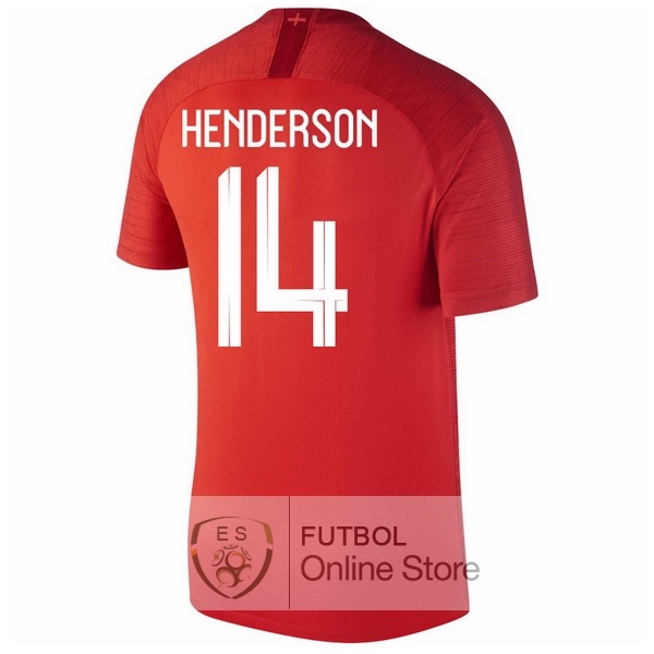 Camiseta Henderson Inglaterra 2018 Segunda