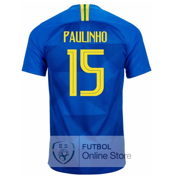 Camiseta Paulinho Brasil 2018 Segunda