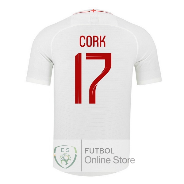 Camiseta Cork Inglaterra 2018 Primera