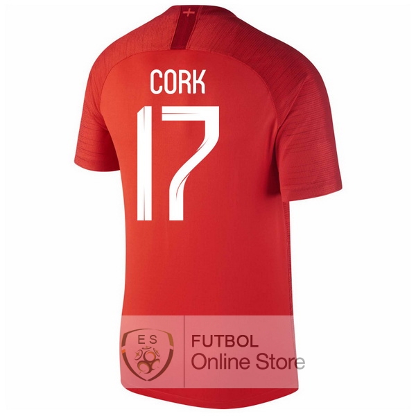 Camiseta Cork Inglaterra 2018 Segunda