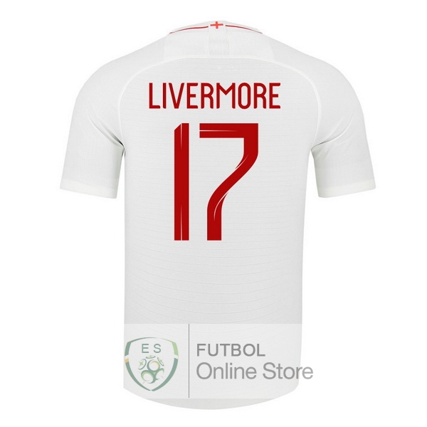 Camiseta Livermore Inglaterra 2018 Primera