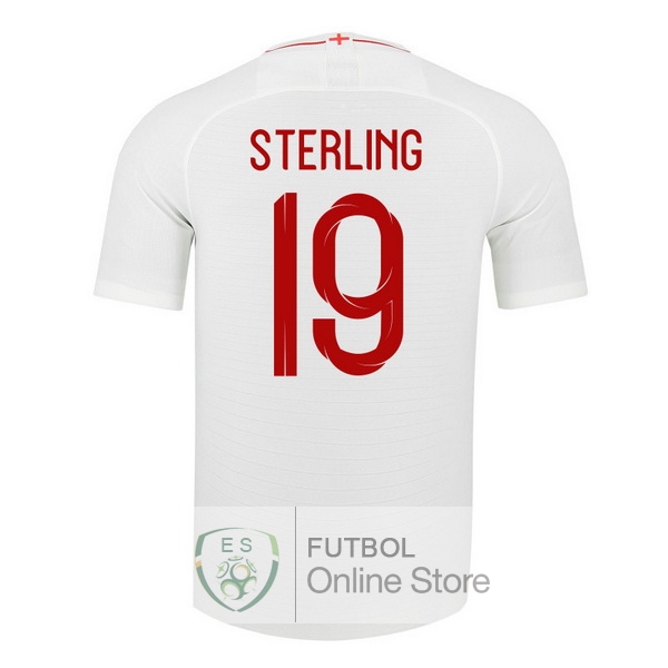 Camiseta Sterling Inglaterra 2018 Primera