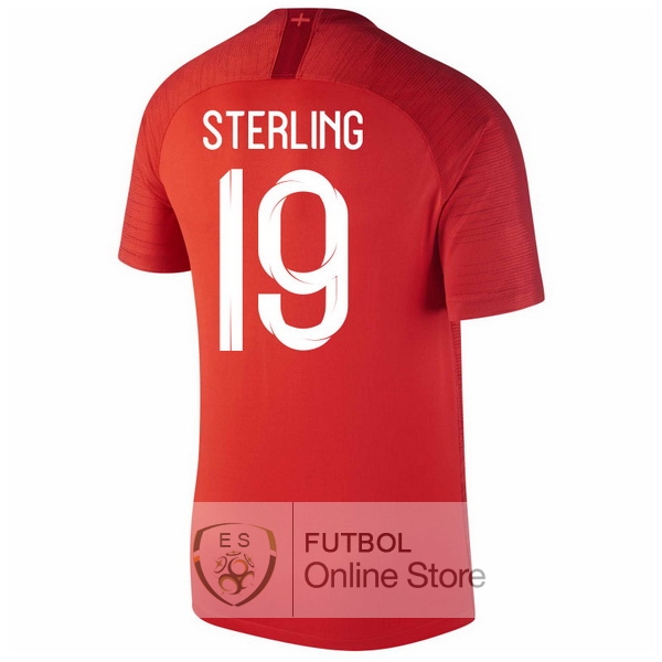 Camiseta Sterling Inglaterra 2018 Segunda