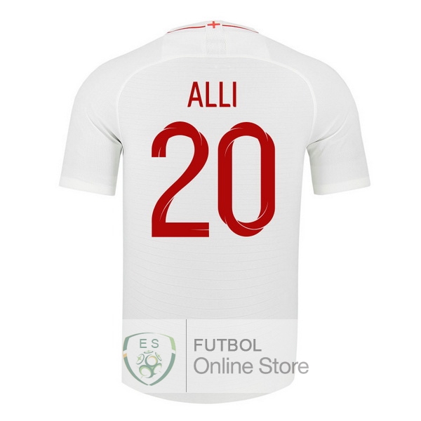 Camiseta Alli Inglaterra 2018 Primera