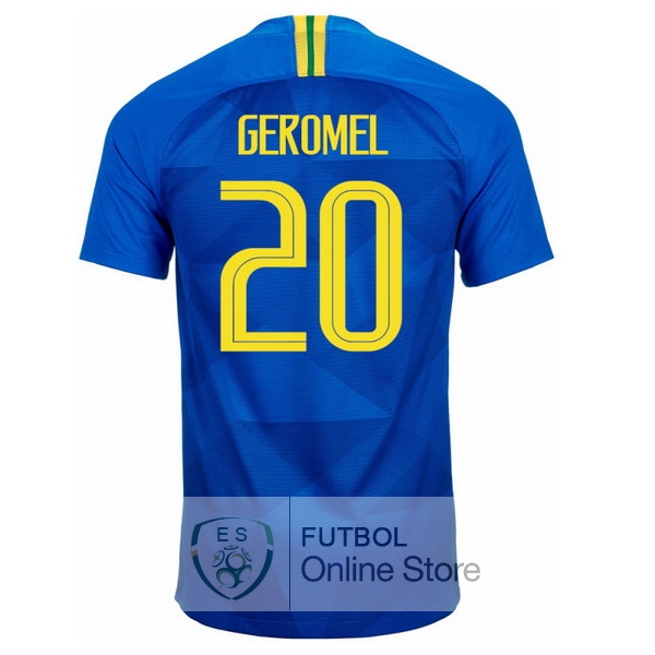 Camiseta Geromel Brasil 2018 Segunda