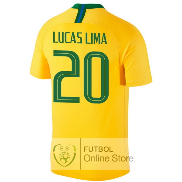 Camiseta Lucaslima Brasil 2018 Primera