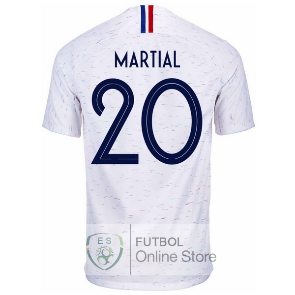 Camiseta Martial Francia 2018 Segunda