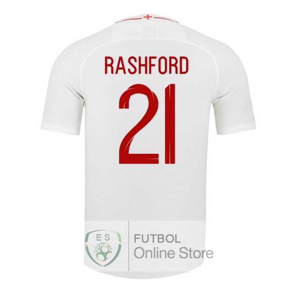 Camiseta Rashford Inglaterra 2018 Primera